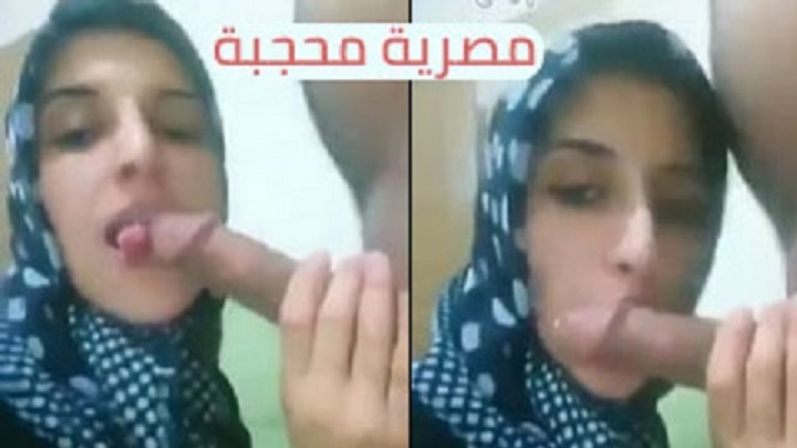 سكس مصرية محجبة مسلمة هايجة مع ولد بتمص زبه بشهوة عالية جداً